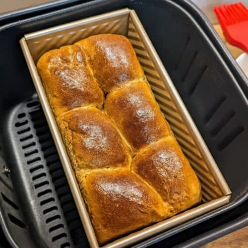 Brioche moelleuse dorée à la farine T150 cuite dans un Air Fryer
