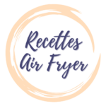 Logo du site Recettes Air Fryer avec des recettes gratuites et faciles à télécharger en PDF