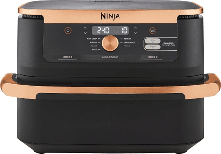 NINJA Foodi FlexDrawer Air Fryer, Dual Zone, friteuse à air avec tiroir de 10,4 L, double zone de cuisson et 7 fonctions de cuisson